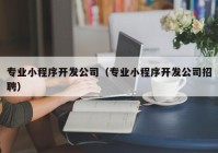 专业小程序开发公司（专业小程序开发公司招聘）